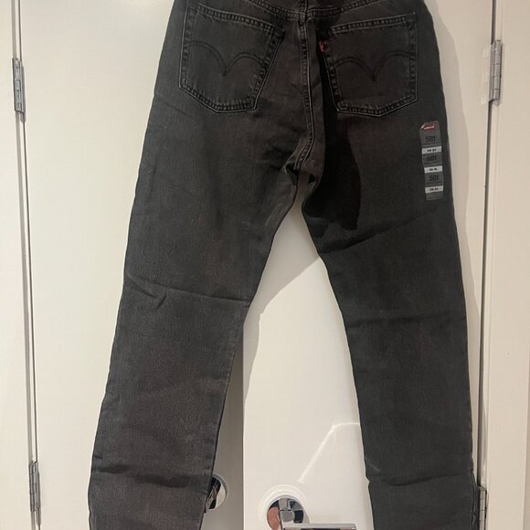 Levi's 501 Distressed Black Jeans - Picture 3 of 7